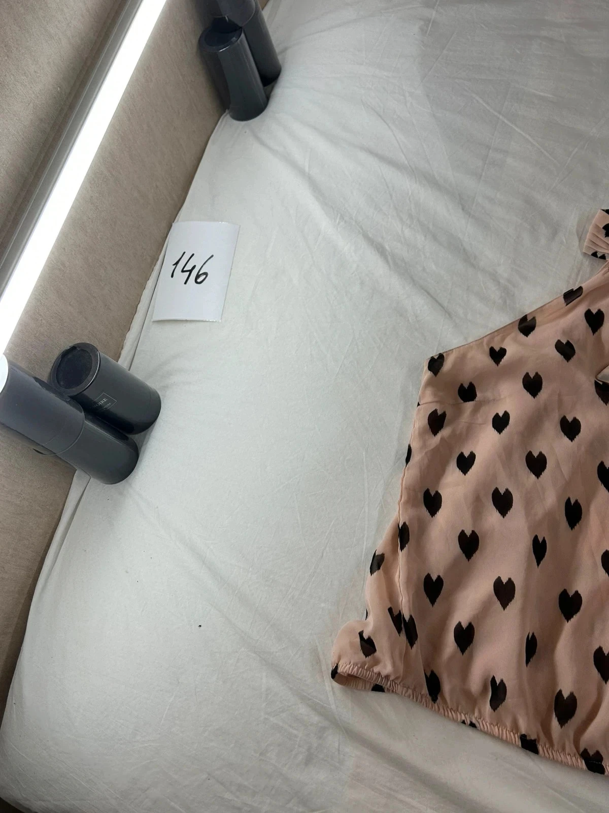 Roze korte top met zwarte motieven h&m divided – photo 3